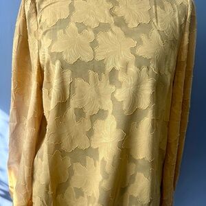 Floral Patterned Long Sleeve Top